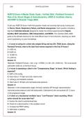 NUR125 Exam 4 Master Study Guide &vert; Verified Q&A &vert; Parkland Formula &  Rule of 9s&comma; Shock Stages & Hemodynamics&comma; ARDS & Ventilator Alarms&comma;  AKI&sol;CRRT & Disaster Triage &lpar;MCI&rpar;