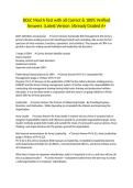BOLC Mod A Test with all Correct & 100&percnt; Verified Answers &vert;Latest Version &vert;Already Graded A&plus;