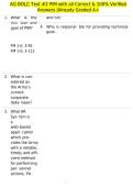 AG BOLC Test &num;2 PIM with all Correct & 100&percnt; Verified Answers &vert;Already Graded A&plus;