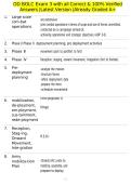 OD BOLC Exam 3 with all Correct & 100&percnt; Verified Answers &vert;Latest Version &vert;Already Graded A&plus;