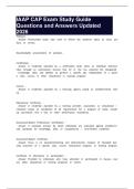 IAAP CAP Exam Study Guide Questions and Answers Updated 2026