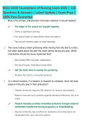 WGU D439 Foundations of Nursing Exam 2026 &vert; 158  Questions & Answers &vert; Latest Update &vert; Exam Prep &vert;  100&percnt; Pass Guarantee