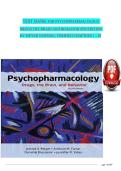 TEST BANK FOR PSYCHOPHARMACOLOGY   DRUGS THE BRAIN AND BEHAVIOR 4TH EDITION   BY MEYER NURSING&comma; VERIFIED CHAPTERS 1 - 20