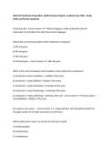 HLHS 101 Final Exam Preparation&comma; Health Sciences Program&comma; Academic Year 2026 &ndash; Study Guide and Practice Questions