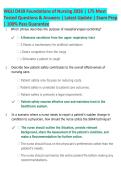 WGU D439 Foundations of Nursing 2026 &vert; 175 Most  Tested Questions & Answers &vert; Latest Update &vert; Exam Prep  &vert; 100&percnt; Pass Guarantee