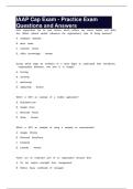 IAAP Cap Exam - Practice Exam Questions and Answers