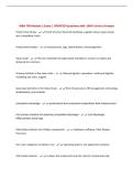 MBA 703 Module 1 Exam &vert; UPDATED Questions with 100&percnt; Correct Answers