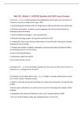 MBA 703 - Module 7 &vert; UPDATED Questions with 100&percnt; Correct Answers