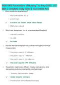 Ultimate WGU D439 Foundations of Nursing Exam Prep 2026 &vert; OA1 & OA2 &vert; 158&ndash;175 Verified Questions &vert; Full Study Guides &vert; Guaranteed Pass