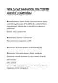 NRNP 6566 EXAMINATION 2026 VERIFIED ANSWER COMPENDIUM