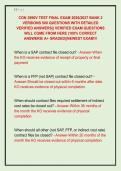 CON 3990V TEST FINAL EXAM 2026&sol;2027 BANK 2  VERSIONS 500 QUESTIONS WITH DETAILED  VERIFIED ANSWERS&vert;&vert; VERIFIED EXAM QUESTIONS  WILL COME FROM HERE &lpar;100&percnt; CORRECT  ANSWERS&sol; A&plus; GRADED&vert;&vert;NEWEST EXAM&excl;&excl;&excl;