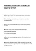 NRNP 6566 STUDY GUIDE 2026 MASTER SOLUTION DIGEST