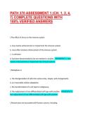 PATH 370 ASSESSMENT 1 &lpar;CH&period; 1&comma; 2&comma; 4&comma; 7&rpar; COMPLETE QUESTIONS WITH 100&percnt; VERIFIED ANSWERS