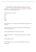 MBA 745 Final Exam &vert; UPDATED Questions with 100&percnt; Correct Answers