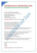 Dubai RERA Broker Exam &vert; 2025&sol;2026 Edition&vert; Verified Exam Questions with Correct Answers for Broker