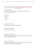 MCCC Entrance Exam Study Guide - Class 25-04 &vert; UPDATED Questions with 100&percnt; Correct Answers