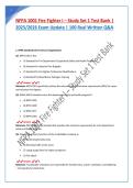 NFPA 10 Final Exam Version 1 Preparation Newest With Complete 100 Questions And Correct Detailed Answers&vert; Brand New Version&excl;