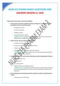 NURS 615 PHARM EXAM 1 &ndash; MARYVILLE &sol; COMPREHENSIVE STUDY GUIDE &ndash; EXPERT STRATEGIES
