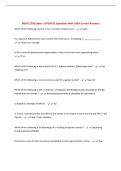 MDSE 2750 Exam &vert; UPDATED Questions with 100&percnt; Correct Answers