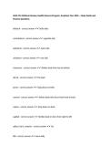 HLHS 101 Midterm Review&comma; Health Sciences Program&comma; Academic Year 2026 &ndash; Study Guide and Practice Questions