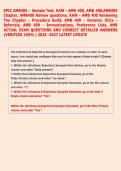 EPIC AMB400 - Sample Test&comma; KAW - AMB 400&comma; AMB 400&comma;AMB400  Chapter&comma; AMB400 Review questions&comma; KAW - AMB 400 Reviewing  The Chapter - Procedure Build&comma; AMB 400 - Dynamic OCCs -  Referrals&comma; AMB 400 - Immunizations&comma; Preference Lists&comma; AMB  ACTUAL EXAM QUESTIONS 
