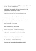 HLHS 101 Chapter 1 Introduction to Medical Language&comma; Health Sciences Program&comma; Academic Year 2026 &ndash; Study Guide and Practice Questions