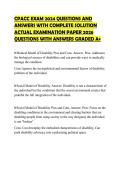 CPACC EXAM 2024 QUESTIONS AND ANSWERS WITH COMPLETE SOLUTION ACTUAL EXAMINATION PAPER 2026 QUESTIONS WITH ANSWERS GRADED A&plus;