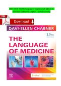 The Language of Medicine 13th Edition Test Bank by Davi-Ellen Chabner &vert; Exam Questions & Answers