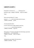 Green Light 2 Predictor Exam &vert; PN Comprehensive Questions & Verified Answers Study Guide