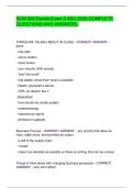 SCM 300 Davilla Exam 3 ASU 2026 COMPLETE QUESTIONS AND ANSWERS&period;