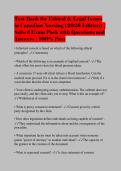 Test Bank for Ethical & Legal Issues in Canadian Nursing &lpar;2026 Edition&rpar; &vert; Solved Exam Pack with Questions and Answers &vert; 100&percnt; Pass