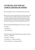 CPI THIRD FINAL STUDY PAPER 2026 COMPLETE QUESTIONS AND ANSWERS