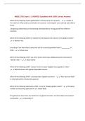 BUNDLE FOR MDSE 2750 EXAMS &vert; ALL Questions UPDATED with 100&percnt; Correct Answers &vert; Complete and Accurate