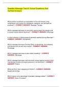 Swedish Massage Test &num;1 Actual Questions And Verified Answers&period;
