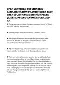 CPRP CERTIFIED PSYCHIATRIC REHABILITATION PRACTITIONER TEST PREP STUDY GUIDE 2026 COMPLETE QUESTIONS AND ANSWERS GRADED A&plus;