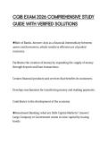 CQIB EXAM 2026 COMPREHENSIVE STUDY GUIDE WITH VERIFIED SOLUTIONS