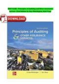 Test Bank for Principles of Auditing and Other Assurance Services &vert; Complete Chapter Questions with Verified Answers