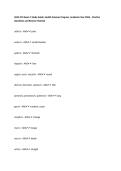 HLHS 101 Exam 1 Study Guide&comma; Health Sciences Program&comma; Academic Year 2026 &ndash; Practice Questions and Review Material