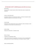 BUNDLE FOR MGT 300 EXAMS &vert; ALL Questions UPDATED with 100&percnt; Correct Answers &vert; Complete and Accurate