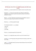MGT 301 Exam 1 Kirn UKY &lpar;Ch 1-4&rpar; &vert; UPDATED Questions with 100&percnt; Correct Answers