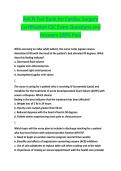 AACN Test Bank for Cardiac Surgery  Certification CSC Exam Questions and  Answers 100&percnt; Pass 