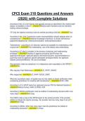 CPCS Exam 318 Questions and Answers &lpar;2026&rpar; with Complete Solutions