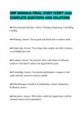 UNF MAN3025 FINAL STUDY SCRIPT 2026 COMPLETE QUESTIONS AND SOLUTIONS