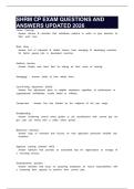 SHRM CP EXAM QUESTIONS AND ANSWERS UPDATED 2026