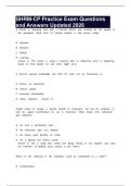 SHRM-CP Practice Exam Questions and Answers Updated 2026
