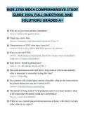 NUR 2755 MDC4 COMPREHENSIVE STUDY GUIDE 2026 FULL QUESTIONS AND SOLUTIONS GRADED A&plus;