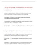 BUNDLE FOR MGT 8803 EXAMS &vert; ALL Questions UPDATED with 100&percnt; Correct Answers &vert; Complete and Accurate
