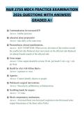 NUR 2755 MDC4 PRACTICE EXAMINATION 2026 QUESTIONS WITH ANSWERS GRADED A&plus;