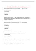 BUNDLE FOR MGT 8803 EXAMS &vert; ALL Questions UPDATED with 100&percnt; Correct Answers &vert; Complete and Accurate