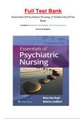 Test Bank For Essentials Of Psychiatric Nursing 3rd Edition By Boyd & Luebbert&vert; Latest Version